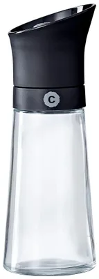 Productafbeelding van CrushGrind Kala Big, peper- en zoutmolen, zwart, transparant, glas, keramisch, 126 mm