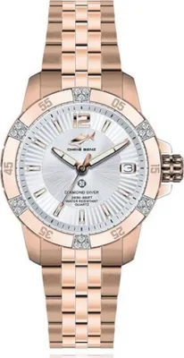 Produktbild von Chris Benz CHRIS BENZ STARS & DIAMONDS DIAMOND DIVER CB-DD200-SIR-MBJ Damenarmbanduhr