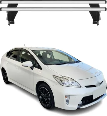 Image de Menabo Barres de toit Transversales pour Toyota Prius III 2009-2015 Alu Gris ABE