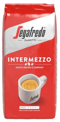 Obrázek produktu pro Segafredo Intermezzo 1000g, 1 kg, Espresso, Latte macchiato, Cappuccino, Caffe crema, 1 kusů, Taška