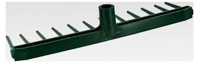 Produktbild von Rechen mit 12 Zinken, 43 cm Breite, Kunststoff, Grün