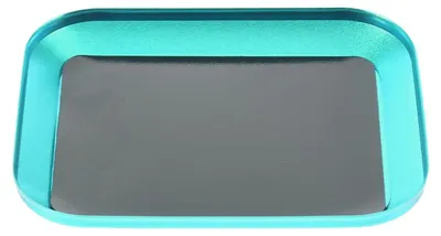Schraubhalter aus Aluminium, magnetisch, 10,6x8,6x1,4 cm, grün