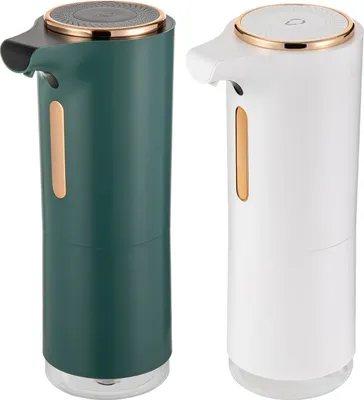 Image de Distributeur automatique de savon - D23-2 - Sans contact avec capteur IR - Pour savon mousse - Plastique ABS - Pour cuisine et salle de bain - Blanc
