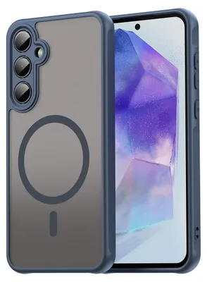 Produktbild von Techsuit – HaloFrost II MagSafe Schutzhülle für Samsung Galaxy A35 5G – dunkelblau
