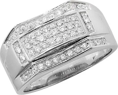 Image de Bague Homme Argent fin 925 avec Oxyde de Zirconium, 67 (21.3); TRS22164RSX