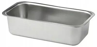 Produktbild von IKEA VINTERROCKA Brotkastenform Edelstahl 15x28 cm 2.1 L