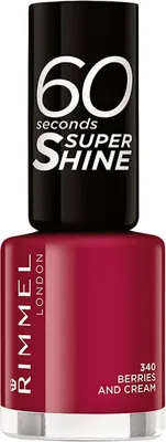 Productafbeelding van Rimmel London Nagellak 60 Seconds 340 Berries And Cream (8 ml)