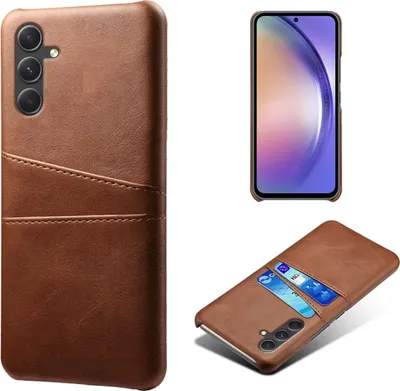 Produktbild von Samsung Galaxy A55 Hülle - Coverup Kartenfach Back Cover - Braun