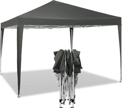 Produktbild von Famanu Pavillon Stabil und Rostbeständig - Wasserdicht und UV-Schutz - Einfache Installation - 3x3m