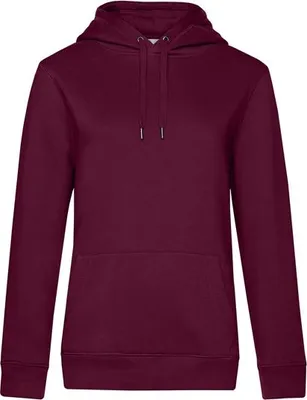 Obrázek produktu pro Dámská mikina, kapuce - B&C QUEEN HOODED - dark cherry - velikost 2XL