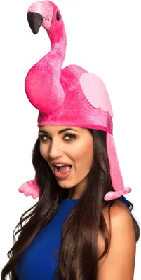 Produktbild von Hut Flamingo - Pinke Flamingo Kopfbedeckung