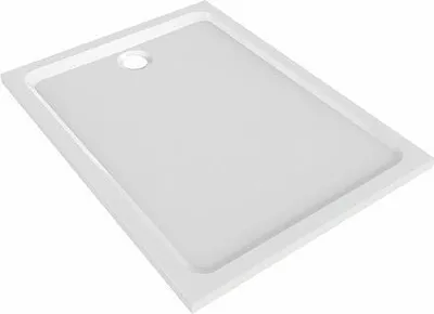 Image de Receveur Melua Extra-plat Rectangulaire à Poser Ou à Encastrer 140x90 Blanc - Geberit