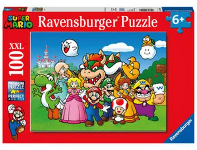Produktbild von Ravensburger XXL Puzzle 12992 Super Mario Fun - 100 Teilen für Kinder ab 6 Jahren
