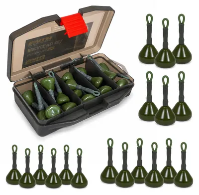 Imagen del producto de Faith Set de Backleads - 18 Piezas - 25/35/50 g - Caja De Aparejos