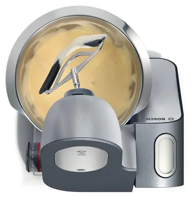 Produktbild von Bosch MUM59S81DE, 3,9 l, Schwarz, Edelstahl, 0,5 l, Mixen, Störung, Tätigkeit, 3 Disks