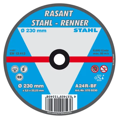 Rasant Stahl Renner Trennscheibe 230mm für Heim und Handwerker 5 Stück