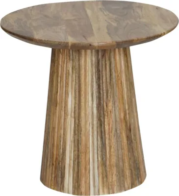 Produktbild von Beistelltisch Adisra mit natürlicher Holzmaserung, ein praktischer Ablagetisch, braun, 50 cm