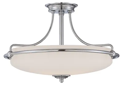 Produktbild von Elstead Griffin Deckenleuchte E27 4-fach Antikes Nickel