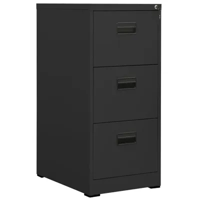 Obrázek produktu pro Kancelářská skříň antracitová 46 x 62 x 102,5 cm ocel, 336277 HangarStore.cz