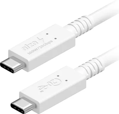 Produktbild von AlzaPower Core USB-C zu USB-C USB4 100W 0.5m bílý