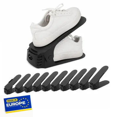 Schuhstapelset, 10-teilig, höhenverstellbar, rutschfeste Oberfläche