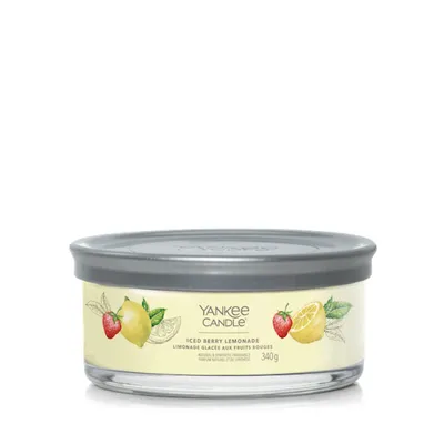 Obrázok produktu pre Yankee Candle ICED BERRY LEMONADE - knôtová sviečka s pohárom Signature 340g