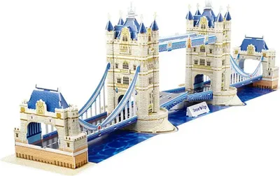 Produktbild von 3D-Puzzle Tower Bridge London, 120 Teile, lehrreich
