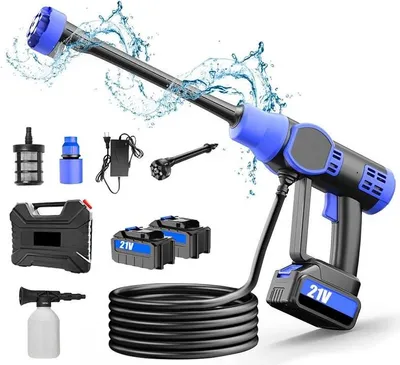 Image de Nettoyeur haute pression, sans fil, moteur sans balai, Avec 2 batteries