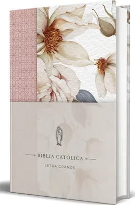 Produktbild von La Biblia Católica: Edición Letra Grande. Tapa Dura, Tela Rosada Con Flores / Catholic Bible: Large Print, Hard Cover, Pink Cloth with Flowers