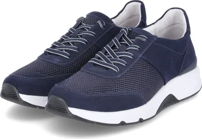 Zdjęcie produktu dla Gabor Rollingsoft damskie skórzane buty sportowe niebieski