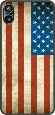 Produktbild von König Design Hülle kompatibel mit Nothing Phone 1 Kunststoff Soft Handyhülle - Handy Case USA Flagge