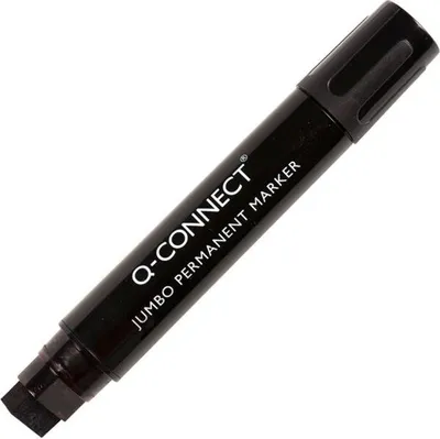 Zdjęcie produktu dla Marker permanentny Q-Connect JUMBO, czarny