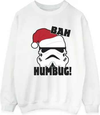 Produktbild von Star Wars - "Episode IV: A New Hope Humbug" Sweatshirt für Herren BI46030 (M) (Weiß)
