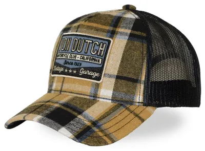 Produktbild von Von Dutch Trucker Mesh Snapback Cap - KARO