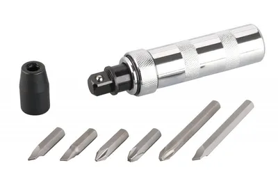 Obrázek produktu pro Šroubovák úderový FESTA sada 6xbit + 1/2" CrV
