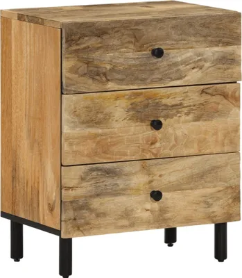 Produktbild von Nachttisch 50x33x60 cm Massivholz Mango