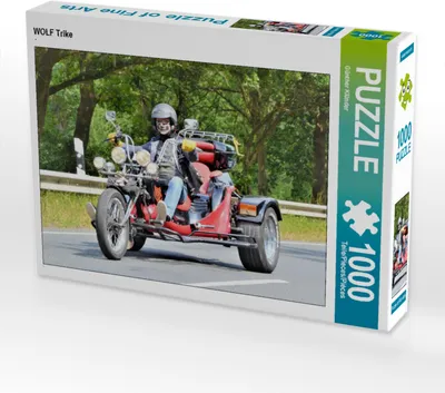 Produktbild von CALVENDO Puzzle WOLF Trike | 1000 Teile Lege-Größe 64x48cm Foto-Puzzle für glückliche Stunden
