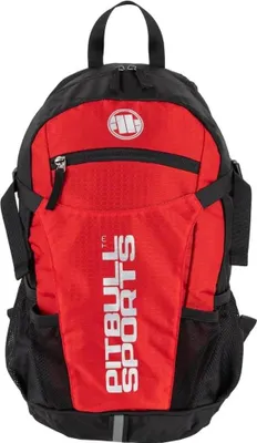 Produktbild von Roter Fahrradrucksack 12L mit wasserdichter Abdeckung, reflektierenden Logos, 45x25x12cm
