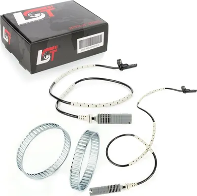 Produktbild von 2x ABS-Sensor und ABS-Ring Set Hinterachse 48 Löcher für BMW 3er E90 E91 E93