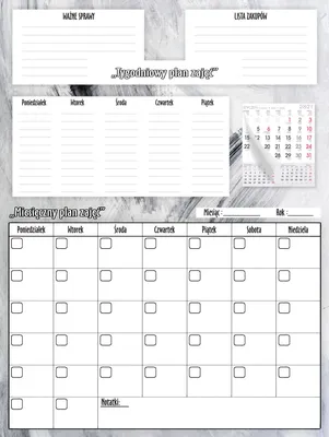 Produktbild von Kühlschrankkalender Magnettafel Groß Monats-Wochenplaner XXL