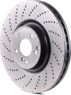 Produktbild von 2x BREMBO Bremsscheibe 09.B769.51 für BRABUS 60S (W221) 65mm 360mm