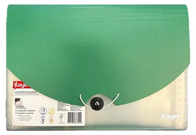 Produktbild von Kayet A4 Mappe mit Gummiband und 13 Fächern