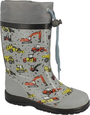 Produktbild von BECK Kinder Jungen Gummistiefel Baustelle Grau 867, Größe:EUR 29