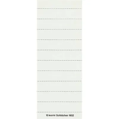 Obrázok produktu pre Leitz 1902-00-01 Prázdne štítky, pre ALPHA®, kartón, 100 kusov, biela
