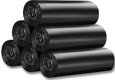 Produktbild von Müllbeutel mit Griffen, 100 Stück(Schwarz)