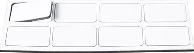 Produktbild von Magnetische Symbole Rechteck 30x19mm VE=8 Stück weiß