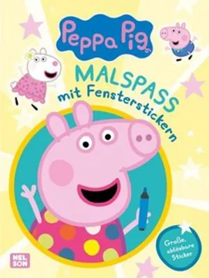 Produktbild von Peppa Wutz Mitmachbuch: Malspaß mit Fensterstickern
