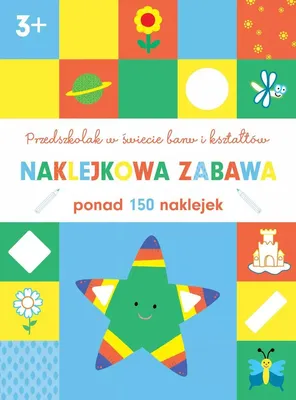 Produktbild von Przedszkolak w świecie barw i kształtów. Naklejkowa zabawa 3+