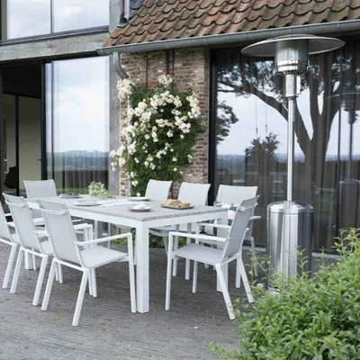 Image de Chauffe terrasse à gaz 5000 W inox  AURA