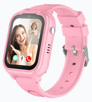 Productafbeelding van Protectly® GPS Horloge Kind Met Simkaart - 4G - SOS Knop - Smartwatch Kinderen - GPS Tracker Kind - Kinder Smartwatch - Videobellen - HD Camera - Whatsapp en SMS - Elke polsmaat - Incl. Simkaart